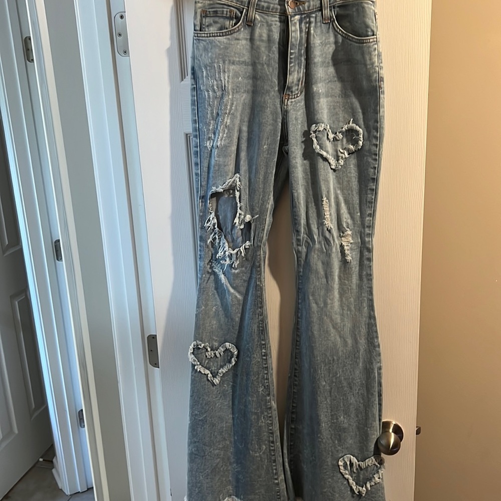 Bell bottom jeans